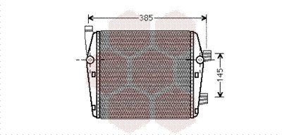 VAN WEZEL Radiaator,mootorijahutus 58002290